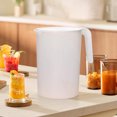 thumbnail image 4 of JoyMoreHome Plastic Pitcher with Lids Hot and Cold Drink Pitcher Juice Milk Lemonade Coffee Iced Tea Pitcher 2L Juice Pitcher Plastic Water Pitcher Plastic Carafe, 4 of 5