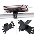 thumbnail image 4 of 2pack Bike Phone Mount, Universal Bike Cell Phone Holder, 360° Rotatable, Silicone Bicycle Phone Mount（Black）, 4 of 5