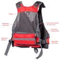 thumbnail image 5 of Bassdash Lightweight and Durable Unisex Fishing Vest Pack, One Size, Red, 5 of 7