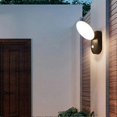 thumbnail image 4 of Lámpara de pared LED para exteriores, impermeable, para patio, pared exterior, terraza, sensor de puerta superbrillante, color negro, negro, 4 of 5