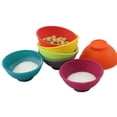 thumbnail image 4 of 4 Pcs Bol d'Alimentation pour Bébé Bols à Riz Bols en Silicone Mini Bols Bol à Assaisonnement Bols Résistants aux Chutes pour Enfants (Jaune + Vert + Bleu + Rouge), 4 of 8