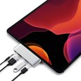 thumbnail image 2 of Satechi Adaptador concentrador móvil Pro tipo C de aluminio con carga USB-C PD, HDMI 4K, USB 3.0 y conector para auriculares de 3.5 mm - Compatible con iPad Mini 6 Gen, iPad Pro 2020/ 2018 (Plata), 2 of 2
