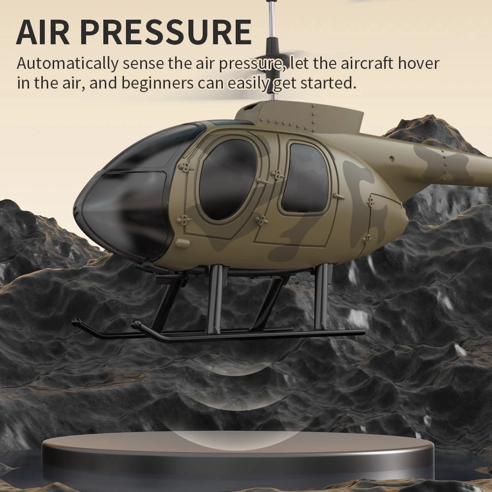 Z16 RC Helicopter with 3.5 Channel, Altitude Hold, One Key Take-off/Landing, Remote Control Helicopter Drone Toys with 2 Batteries for Adults and Kids