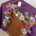 thumbnail image 4 of Enredadera de peonías, flores artificiales, pétalos de seda realistas, diseño flexible, plástico duradero, para el hogar, bodas, fiestas de cumpleaños y decoración de temporada, 4 of 5