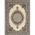 thumbnail image 2 of HR-Traditional Rugs/Luxury Livingroom/Fashion Home Oriental|Persian Vintage Area Rugs-parl/Multi (7'9" x10'), 2 of 7