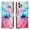 Pink, variant on TECH CIRCLE For iPhone 12 Pro Max 6.7 inch Flip Wallet Stand Case,Stylish Painted Marble PU Leather and Soft TPU Shockproof Cover with Detachable Wrist Strap.For iPhone 12 Pro Max,Green