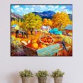 thumbnail image 3 of 5D DIY completo redondo taladro diamante pintura al aire libre otoño calabaza kit decoración del hogar JShteea El nuevo, 3 of 9