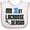 White and Pink, variant on Inktastic My 1st Lacrosse Season Boys Baby Bib