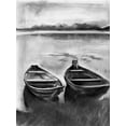 thumbnail image 2 of Parker, Jennifer Paxton 12x14 White Modern Wood Framed Museum Art Print Titled - Bateau Noir II, 2 of 4