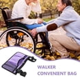 thumbnail image 4 of OULII Walker Bag for Seniors Violet Oxford Cloth Hanging Storage Pouch Practical Use, 4 of 8