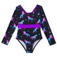 thumbnail image 4 of MSemis Kids Girls Gymnastic Leotard Unitard Ballet Dance Bodysuit, 4 of 5