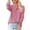 Pink, variant on Womens Tshirts Long Sleeve Womens Tunic Tops Fall V Neck Loose Solid Summer Stitching Blouses Business Casual Pink M