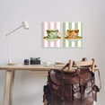 thumbnail image 2 of Stupell Industries Classic Teacups over Stripes Culture Painting Unframed Art Print Wall Art, 11 x 14, Set of 2, 2 of 7