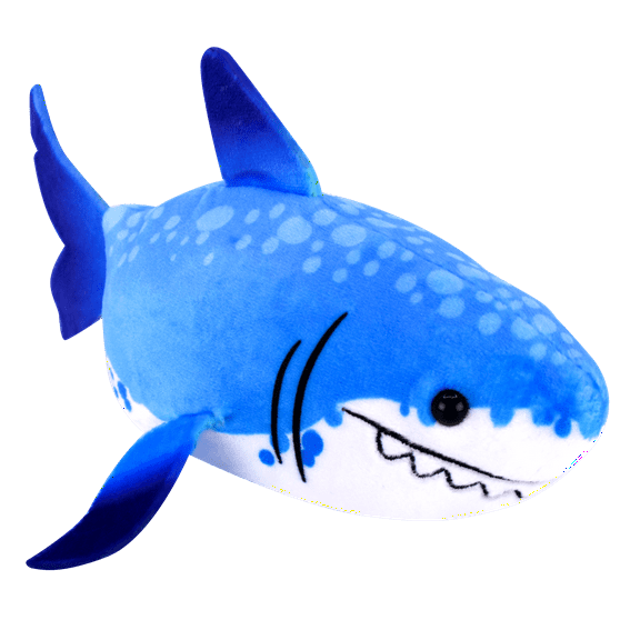 ZhuZhu Aquarium Fish Toy – Butch the Blue Shark - No Water, No Mess, All Fun
