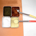 thumbnail image 4 of Cuchara para salsa de pizza de acero inoxidable, cucharón para untar pizza, cuchara para servir con mango largo, herramienta para hornear en la cocina, 2 onzas, 4 of 5