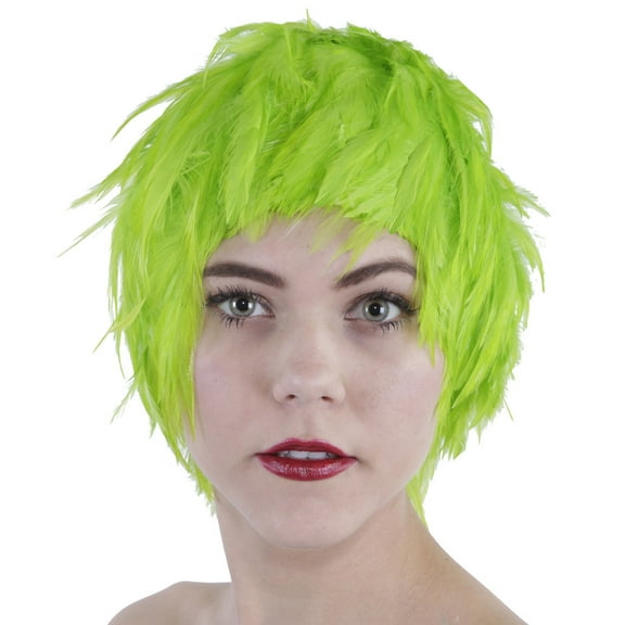 Zucker Feather Products Dyed Rooster Hackle Feather Wigs - Gold