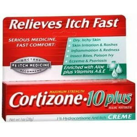 Cortizone-10 Plus Cream, 1 oz (Best Otc Cortisone Cream)