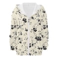 thumbnail image 5 of Bovemsi Sweatshirt for Women Fashion Spring Autumn Casual Long Sleeve Hoodies Sweatshirts Top Zip Up Hoodie, 5 of 7