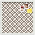 thumbnail image 2 of PinPix 17x17 Custom Cork Bulletin Board Brown Clover Poster Board Has a Fabric Style Canvas Finish, Framed in Brown Clover, by ArtToFrames (PinPix-535), 2 of 5
