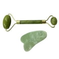 thumbnail image 2 of Wswqop Jade Roller and Gua Sha Set Facial Body Eyes Neck Massager Tool Reduce Wrinkles Promote Circulation A, 2 of 7