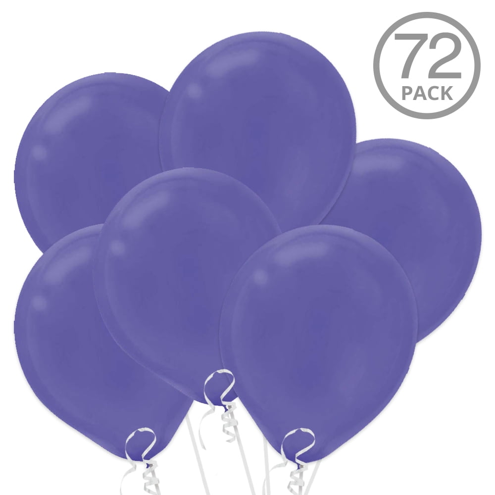 Purple Latex Balloons (72 Count)