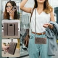 thumbnail image 7 of Asuwish Detachable Magnetic Zipper Wallet Phone Case with Flower Pattern and Screen Protector for Samsung Galaxy S8, Gray, 7 of 7
