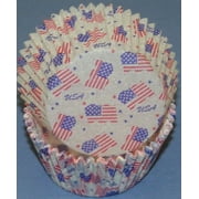 CakeSupplyShop US Flag 4th of July Cupcake Liners (50 Count)