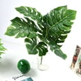 thumbnail image 1 of Artificial Fake Plant, Plastic Artificial Plant Artificial Leaf, Green For Office Dining Room Living Room, 1 of 8