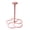 Pink, variant on PrimeGo 360-degree Rotating Bird Perch Stand Toy 3D Printed Interactive Exercise Wheel Spinning Parrot Toy for Parakeets Budgies Lovebirds Finch Conures Cage Accessories