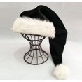 thumbnail image 3 of Black and White Fur Plush Hat for Adults and Children, Christmas Cap, Xmas Party, Home Decoration, High Quality, 3 of 5