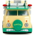 thumbnail image 2 of Jada 34723 Chariot de Fête Les Tortues Ninja Série Hollywood Rides Voiture Miniature Moulée sous Pression, Vert et Beige, 2 of 4