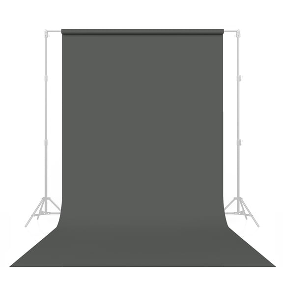 Savage Seamless Paper Photography Backdrop - #27 Thunder Gray (86 in x 36 ft) for Youtube Videos, Live Streaming, Interviews and Portraits - Made in USA