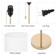 thumbnail image 3 of Bedside lamps Nightstand Lamp for Bedroom Living Room, (LED Bulb NOT Included) white, 3 of 4
