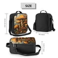 thumbnail image 2 of Naloa Vintage Cloud Mushroom Lunch box Lunch bag for men women Large capacity Lunchbox Insulated Lunch bag Lunch box cooler, 2 of 7