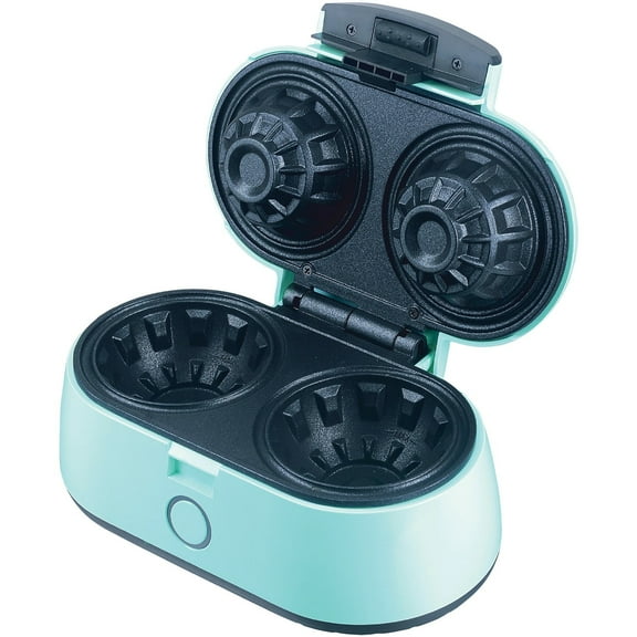 Brentwood Just For Fun 2-Waffle Electric Waffle Bowl Maker, Blue