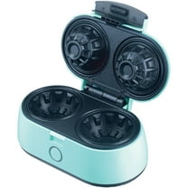 Brentwood Just For Fun 2-Waffle Electric Waffle Bowl Maker, Blue