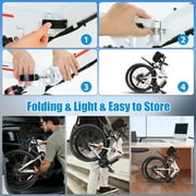 Elifine 500W 26 Electric Bike Folding Electric Mountain Bike for Adults, 22Mph, 48V 7.8Ah Battery Foldable Ebike, 21 Speed, Full Suspension Mountain E-bikes for Men Women with 5 Riding Modes, UL2849