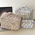 thumbnail image 5 of FurNest Bow Bag Cosmetic Toiletry with Pink New Box Large Zipper ]ш U1Z4 I2L7, 5 of 9