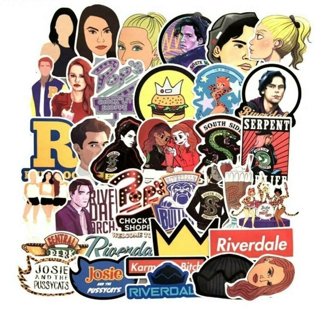 Riverdale TV Series Set of 35 Assorted Stickers Decal Set