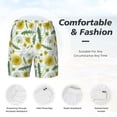 thumbnail image 5 of Lsque Mens Swim Trunks Yellow Dandelions Pattern - Bathing Suit Compression Liner - Beach Swim Shorts Swimwear - (S-3XL) - Stretch Quick Dry -X-Large, 5 of 9