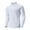 White, variant on Plebaso Mens Mock Neck Long Sleeve T-Shirts Stretch Athletic Pullover Lightweight Thermal Undershirts