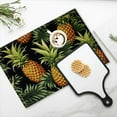 thumbnail image 4 of BaHomeck placemats Set of 4 Vintage Illustration Of Complete Pineapple Pattern Cotton Linen rectangle Placemats for Kitchen Dining Table Indoor,Outdoor,18*12inch, 4 of 4