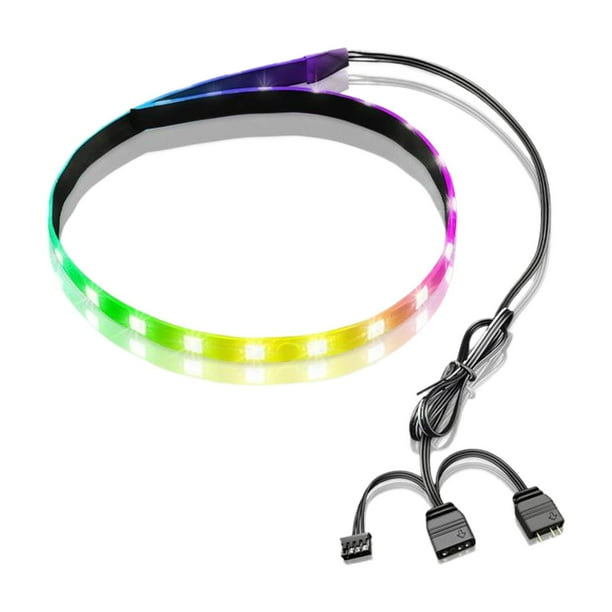 Tira de LED RGB Yuarrent de transmisión duradera y rápida para PC Amplia compatibilidad transmisión rápida ARGB