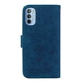 thumbnail image 5 of Feishell Wallet Phone Case for Motorola Moto G51 5G,for Women Men,Butterfly & Rose Embossed PU Leather Magnetic Clasp Flip Stand Card Slots Shockproof Ultra Thin Protective Cover,Blue, 5 of 8