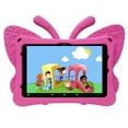 thumbnail image 4 of Dteck Case for Fire HD 10 Tablet 11th Gen 2021,Cute Butterfly Case with Stand for Kids Light Weight EVA Rugged Shockproof Heavy Duty Kids Friendly Cover for Fire HD10 Plus 2021,,Rose, 4 of 4
