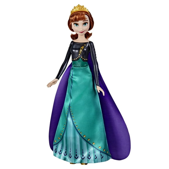Disney's Frozen 2 Queen Anna Shimmer Fashion Doll, Removable Clothes and Accessories