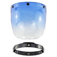 thumbnail image 1 of Open Face Helmet Visor Motorcycle Helmet Bubble Visor Bubble Shield Motorcycle Helmets Accessorie, 1 of 8