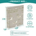 thumbnail image 5 of Duck Pond Scene 12.4x10.6in PVC Round Ring Binders, 2-Pack, D-Ring 3-Hole, Metal Clip, 5 of 10