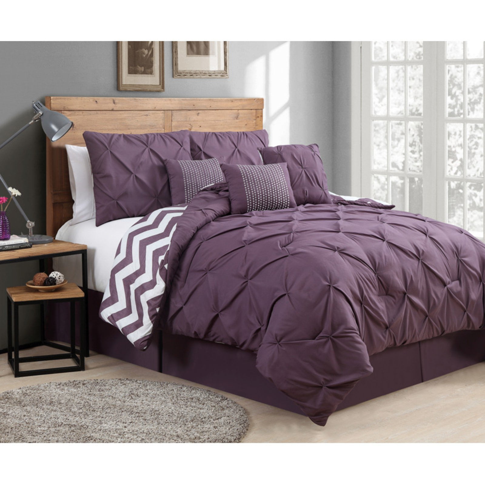 Venice 7 piece Reversible Comforter Set