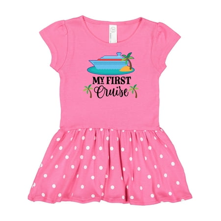 

Inktastic My 1st Cruise Vacation Trip Gift Baby Girl Dress